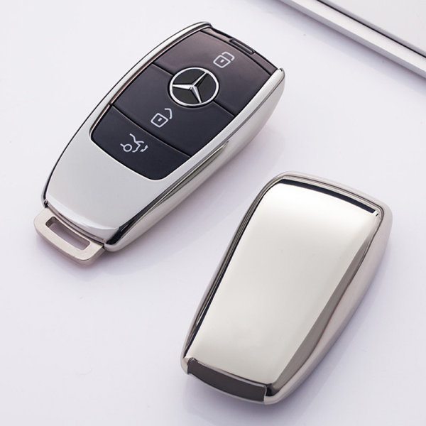 Glossy Silikon Schutzhülle / Cover passend für Mercedes-Benz