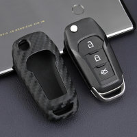 Silicone key fob cover case fit for Ford F2 remote key black