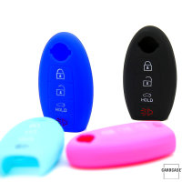 Silicone key fob cover case fit for Nissan N8 remote key