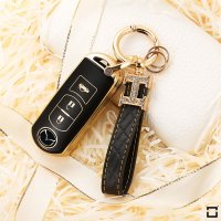 Glossy TPU Schlüsselhülle / Schutzhülle (SEK18/2) passend für Mazda Schlüssel