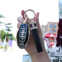 Glossy TPU key cover for Nissan keys