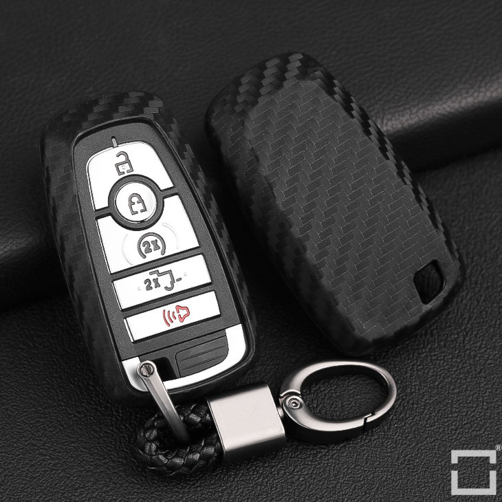 Silicone key fob cover case fit for Ford F8, F9 remote key black, 7,95 €