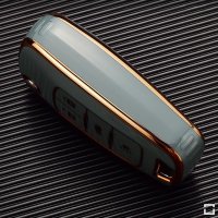 Glossy TPU Schlüsselhülle / Schutzhülle (SEK18) passend für Opel Schlüssel