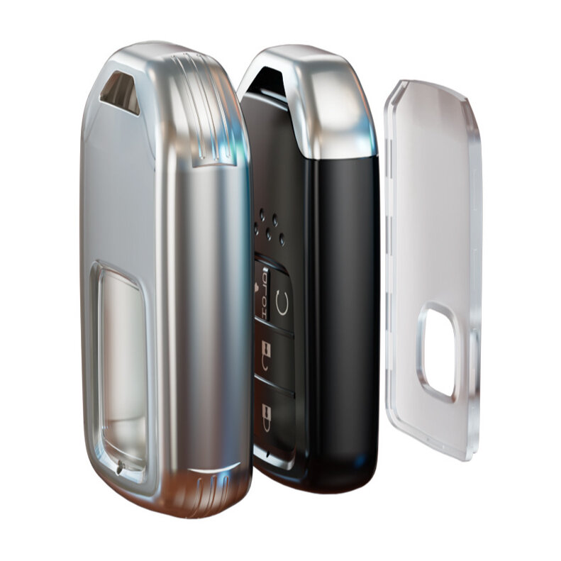 Funda de TPU galvanizada de lujo para llaves de coche Honda (tipo H13) | Carocase Premium Funda de llave de coche - Vista detallada 3