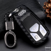 Silicone key fob cover case fit for Audi AX6 remote key...