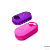 Silicone key fob cover case fit for Fiat FT2 remote key