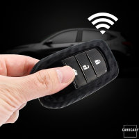 Cover Guscio / Copri-chiave silicone compatibile con Toyota T3, T4 nero