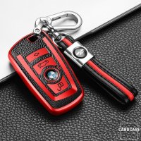 Silikon Leder-Look Schlüssel Cover passend für BMW Schlüssel  SEK13-B5