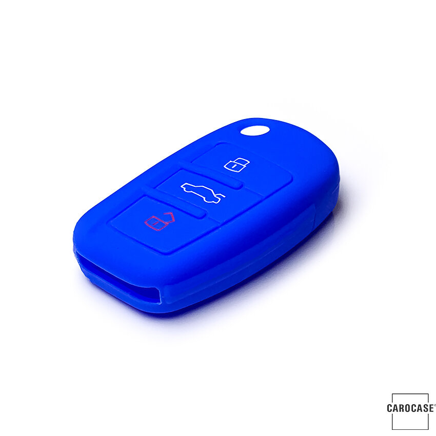 Silikon Schutzhülle / Cover passend für Audi Autoschlüssel AX3