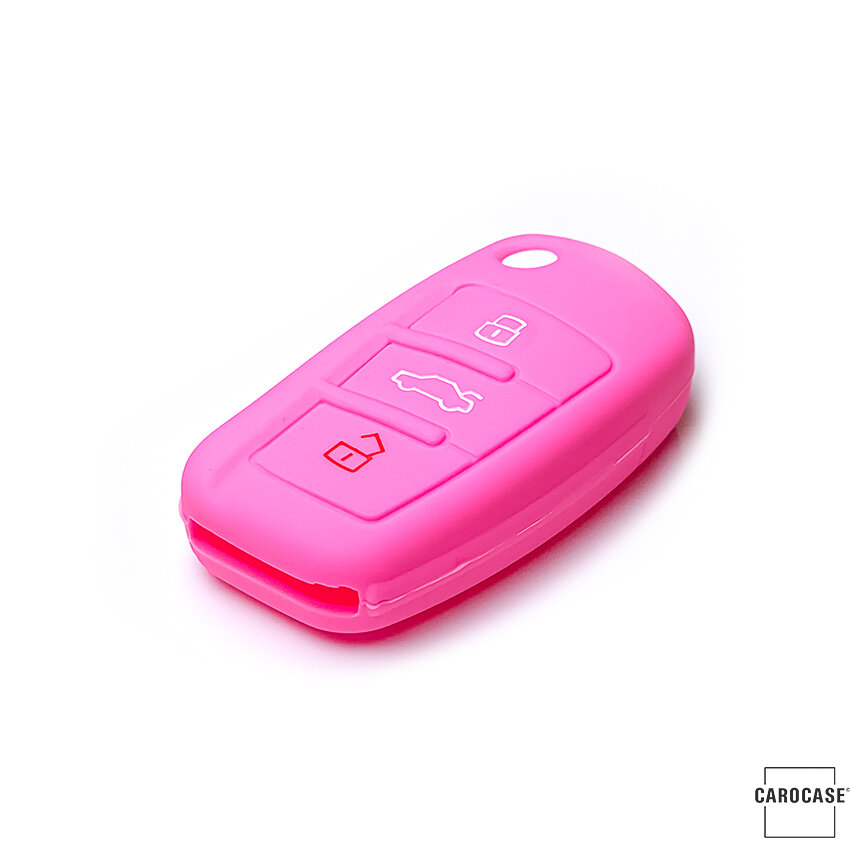 Silikon Schutzhülle / Cover passend für Audi Autoschlüssel AX3