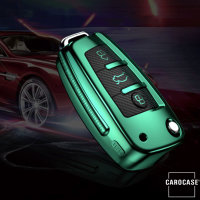 Glossy Carbon-Look Schlüssel Cover passend für Audi Schlüssel  SEK14-AX3