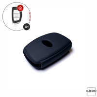 Cover Guscio / Copri-chiave silicone compatibile con Hyundai D2 nero