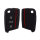 Silicone key cover (SEK22) for Audi, Volkswagen, Skoda, Seat keys - black