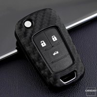 Coque de protection en silicone pour voiture Opel clé télécommande OP6, OP7, OP8, OP5 noir