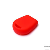 Silikon Schutzhülle / Cover passend für BMW Autoschlüssel B1 rot