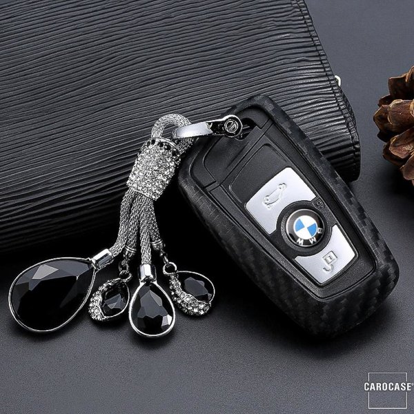silicona funda para llave de BMW B4, B5 negro
