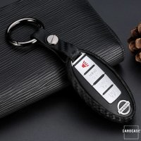 Coque de protection en silicone pour voiture Nissan clé télécommande N5, N6, N7, N8, N9 noir