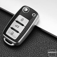 Silikon Leder-Look Schlüssel Cover passend für...