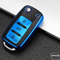 Silicone key fob cover case fit for Volkswagen, Skoda,...