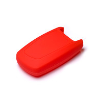 Silicone key fob cover case fit for BMW B5 remote key red