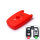 Silicone key fob cover case fit for BMW B5 remote key red
