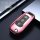 Glossy Carbon-Look Schlüssel Cover passend für Ford Schlüssel rosa SEK14-F2-10