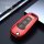 Coque de protection en silicone pour voiture Ford clé télécommande F2 rouge