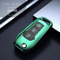 Glossy Carbon-Look Schlüssel Cover passend für...