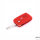 silicona funda para llave de Citroen, Peugeot, Fiat PX1 rojo