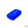 Silikon Schutzhülle / Cover passend für Citroen, Peugeot, Fiat Autoschlüssel PX2 blau