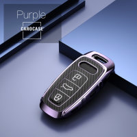 silicona funda para llave de Audi AX7 púrpura