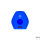 Silicone key fob cover case fit for BMW B2 remote key blue