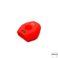 Silicone key fob cover case fit for BMW B2 remote key red