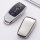 Coque de protection en silicone pour voiture Mercedes-Benz clé télécommande M9 argent