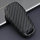 Silikon Carbon-Look Schlüssel Cover passend für Ford Schlüssel schwarz SEK3-F2 (Schutzhülle ohne Zubehör)
