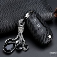 Silicone key fob cover case fit for Ford F2 remote key black