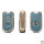 Glossy TPU key cover (SEK18/2) for Honda keys - blue