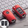 Glossy Silikon Schutzhülle / Cover passend für Opel Autoschlüssel OP6, OP7, OP8, OP5 blau