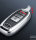 Coque de protection en silicone pour voiture Audi clé télécommande AX4 rouge