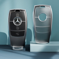 TPU key cover (SEK27) for Mercedes-Benz keys - anthracite