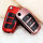 Silicone key fob cover case fit for Audi AX3 remote key rose