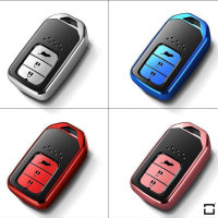 Cover Guscio / Copri-chiave silicone compatibile con Honda H12 rosa