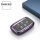Silicone key fob cover case fit for Land Rover, Jaguar LR2 remote key purple