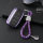Silicone key fob cover case fit for Land Rover, Jaguar LR2 remote key purple
