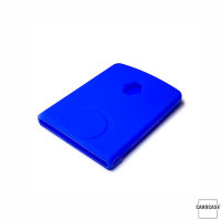 Coque de protection en silicone pour voiture Renault clé télécommande R10 bleu