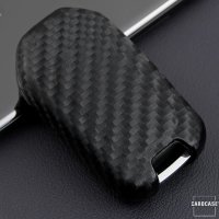 Silikon Carbon-Look Schlüssel Cover passend für Honda Schlüssel schwarz SEK3-H10-1