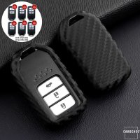 Silicone key fob cover case fit for Honda H11 remote key black