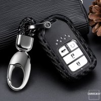 Cover Guscio / Copri-chiave silicone compatibile con Honda H11 nero