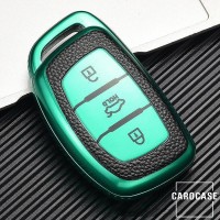 Cover Guscio / Copri-chiave silicone compatibile con Hyundai D1 rosso
