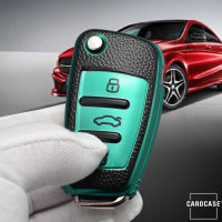 Cover Guscio / Copri-chiave silicone compatibile con Audi AX3 rosa